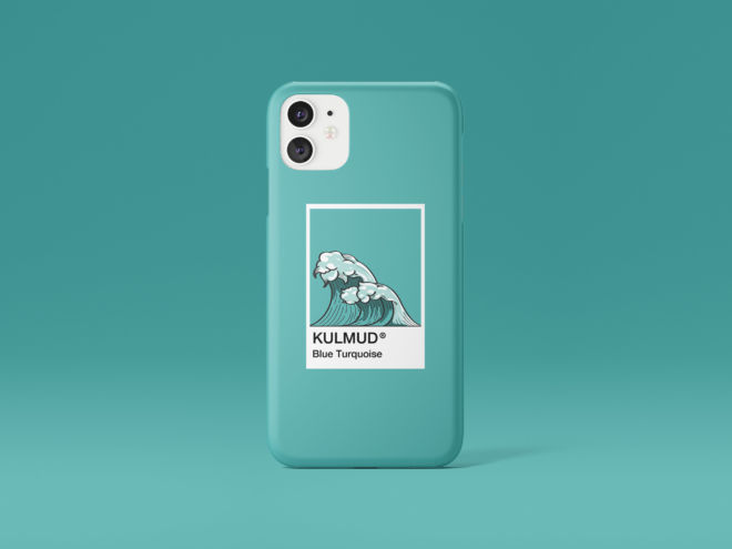 Iphone case Kulmud blue turquoise